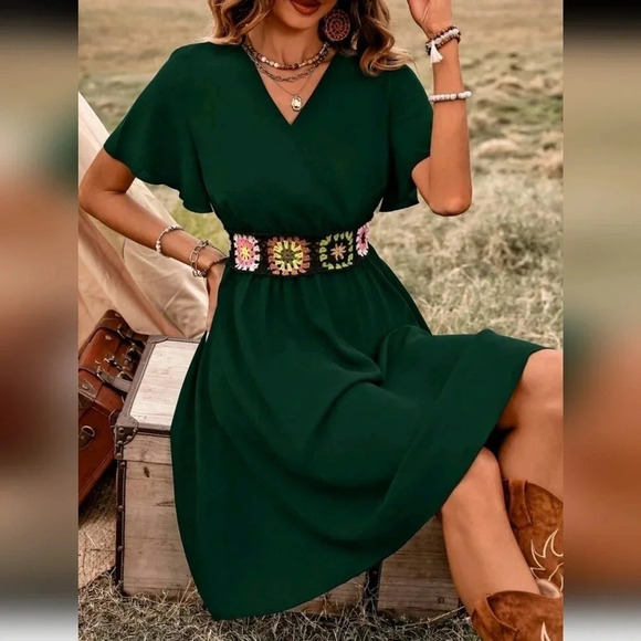 Summer Crochet Bodice Design Dress - Picture 2 of 5